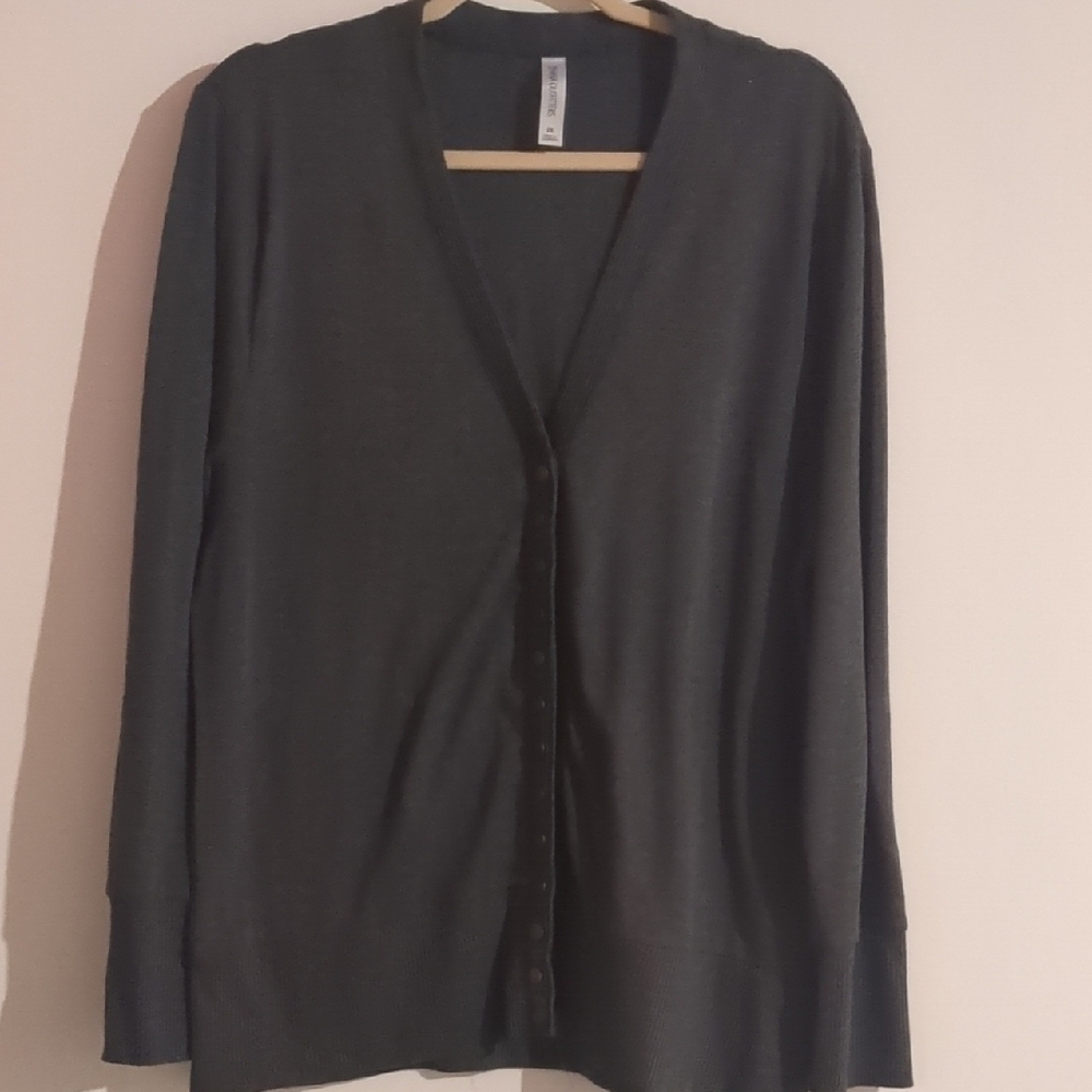 Classic Black Cardigan Sweater